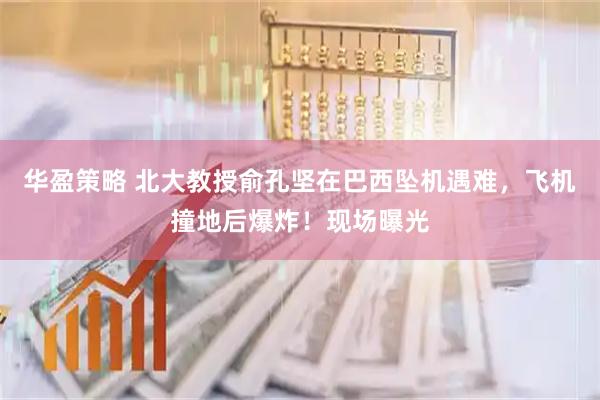华盈策略 北大教授俞孔坚在巴西坠机遇难，飞机撞地后爆炸！现场曝光